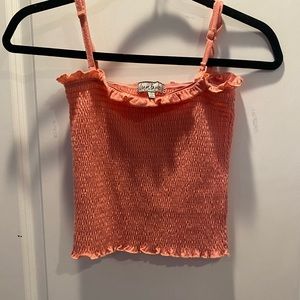 LIKE-NEW Pink Ribbed tube top